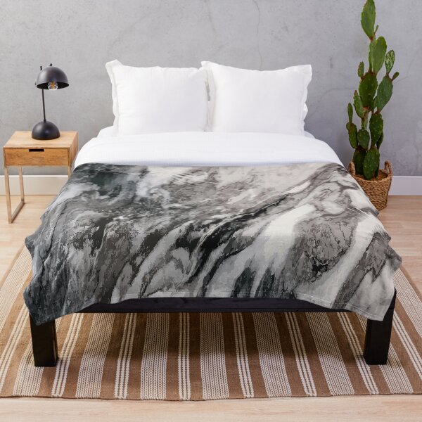 Item preview, Abstract art with black and white marble effect. designed and sold by patternsplus.