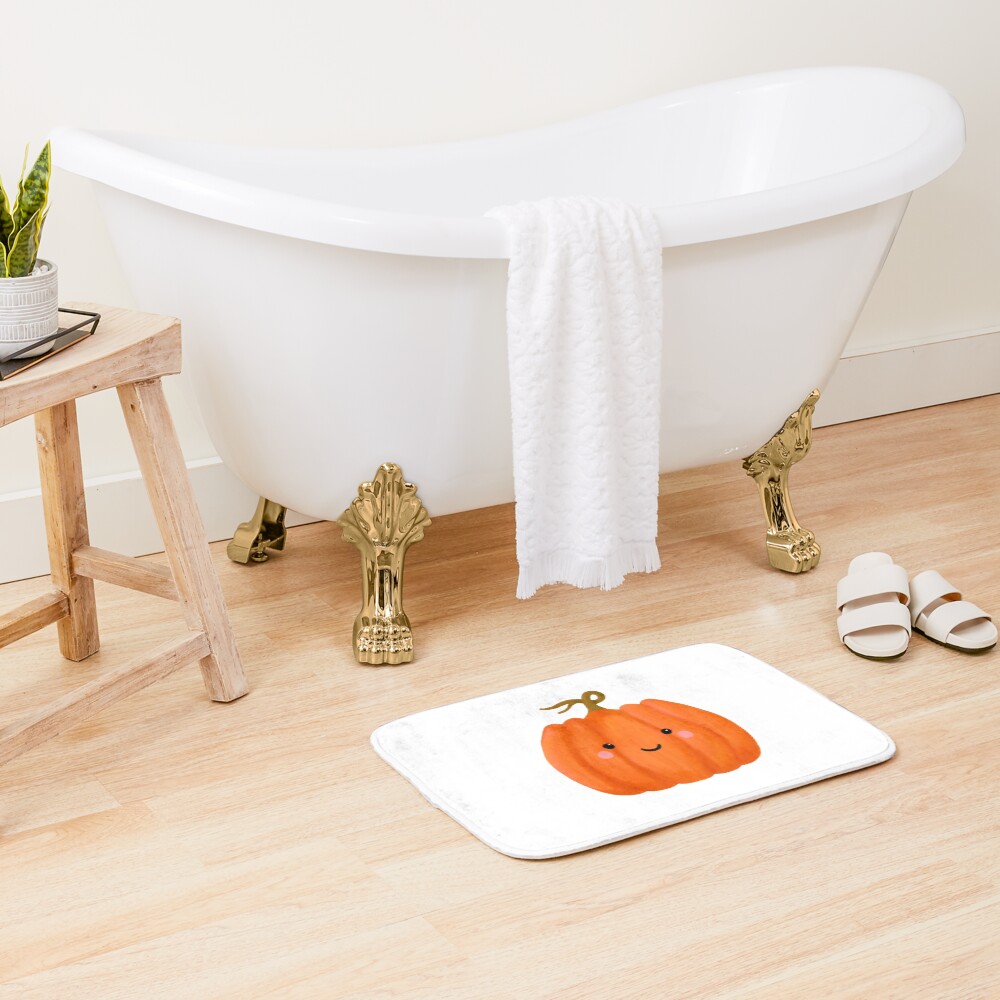 "Cute Pumpkin Fall" Bath Mat for Sale by trajeado14 Redbubble