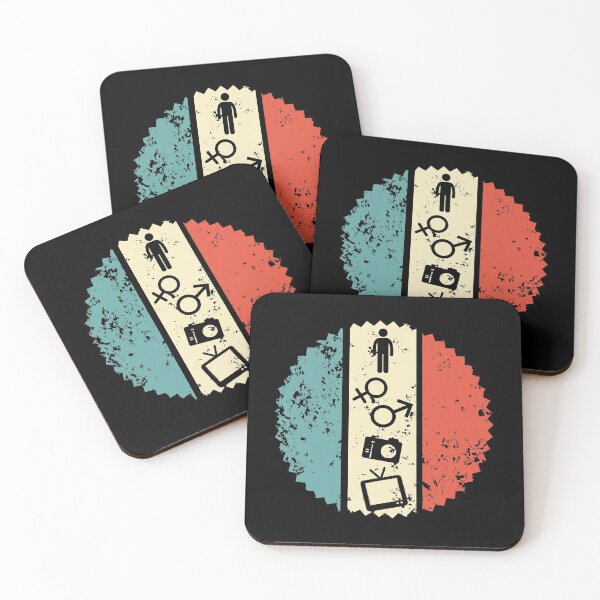 Item preview, Person Woman Man Camera Tv Retro designed and sold by somebasic.