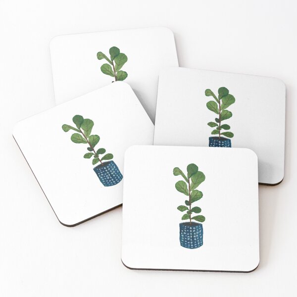 Item preview, Fiddle Leaf Fig Houseplant Watercolors designed and sold by MilaBloom.