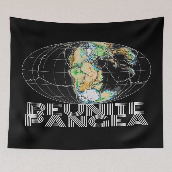 Item preview, Reunite Pangea Vintage Map  designed and sold by dreamofdenim.
