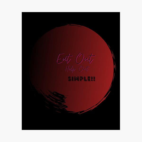 Item preview, Eat Out by SIMPLE designed and sold by FawadAhmad.