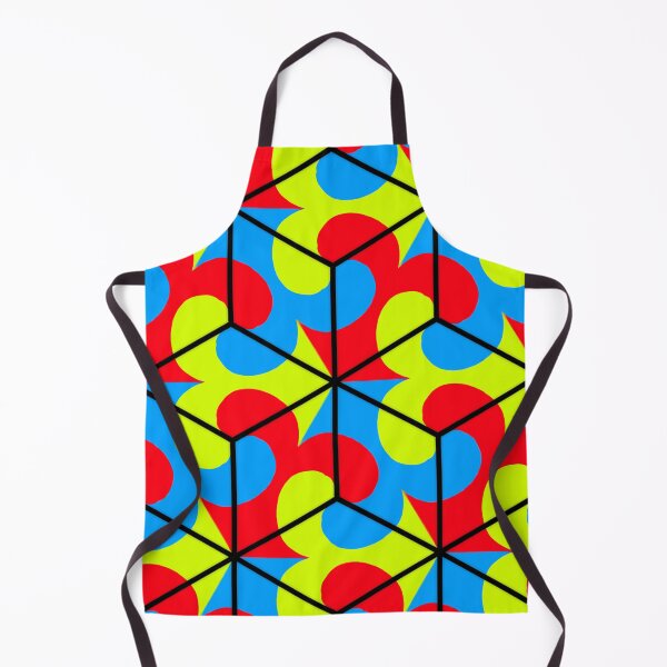 Item preview, Fleur de Lis Puzzle Cube Geometrical Pattern designed and sold by weavernap.