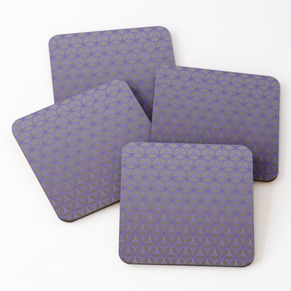 Item preview, Beautiful violet flame pattern on a cool gradient taupe background  designed and sold by PetaJaneHome.