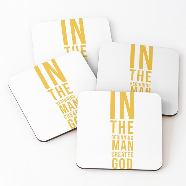 Item preview, In The Beginning Man Created God(atheist) designed and sold by GAJENDRAN R.