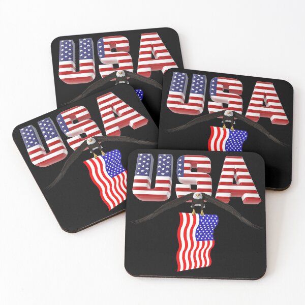 Item preview, USA Eagle With Flag designed and sold by DELMEO.