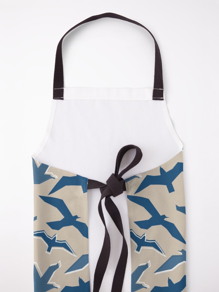 Alternate view of Blue Seagull Silhouettes Apron