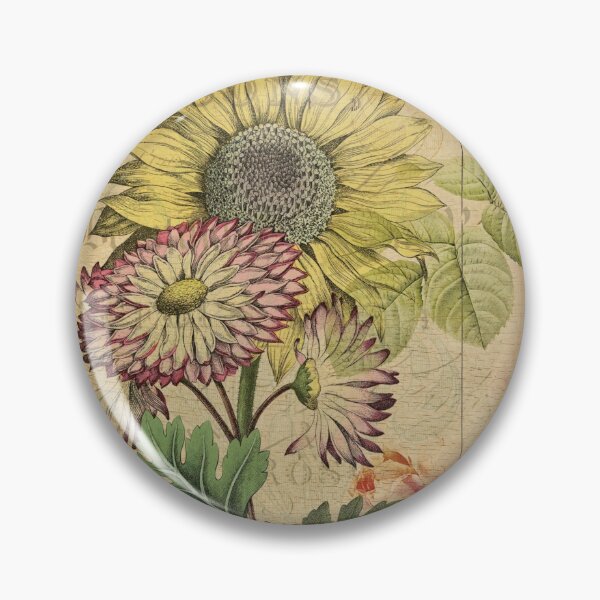 Item preview, Sunflower Vintage Postcard Carte Postale Floral Shabby Chic Seasons designed and sold by WizardsWorld.