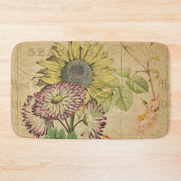 Item preview, Sunflower Vintage Postcard Carte Postale Floral Shabby Chic Seasons designed and sold by WizardsWorld.