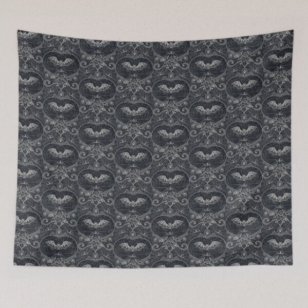 Item preview, Gothic Halloween Lace - Bats - Black designed and sold by appleyards.