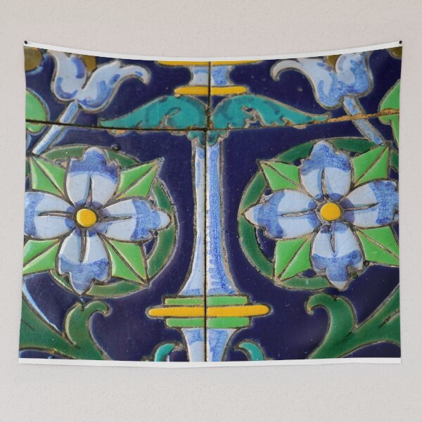 Item preview, SEVILLA TILED - PLAZA ESPAÑA - SQUARE SPAIN - BEST PUZZLES - DECORATION  designed and sold by Tropical Blood.