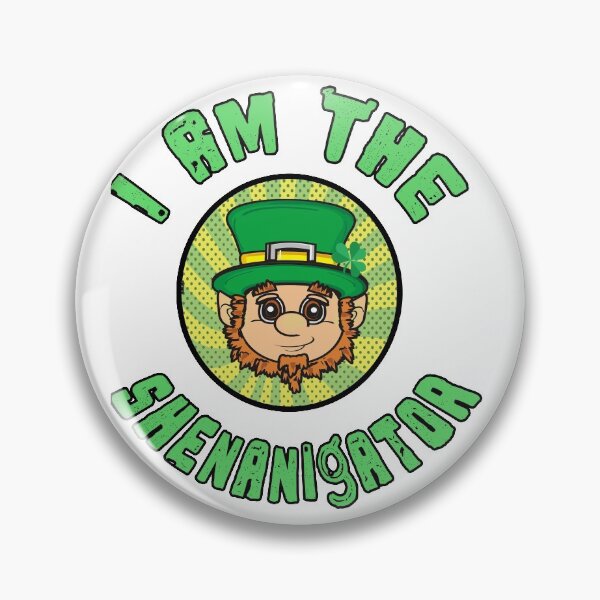 Item preview, I Am The Shenanigator Leprechaun St Patrick's Day Funny Drinking Pop Art designed and sold by funnytshirtemp.