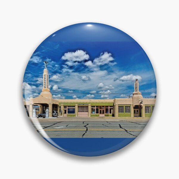 Item preview, Shamrock Conoco Station - Texas Roadside Attractions - Route 66 designed and sold by Warren Paul Harris.