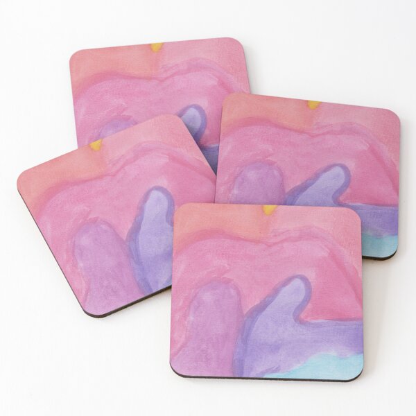 Item preview, Abstract pastel rainbow watercolour design designed and sold by MomoArtFairy.