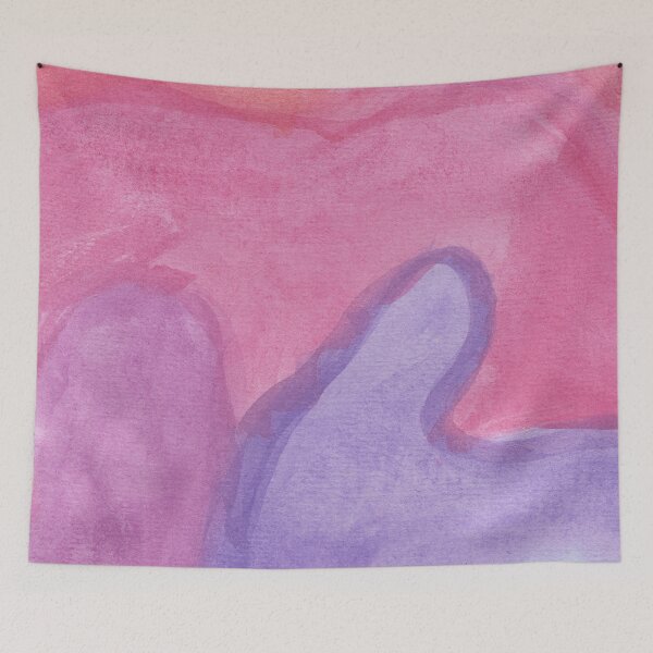 Item preview, Abstract pastel rainbow watercolour design designed and sold by MomoArtFairy.