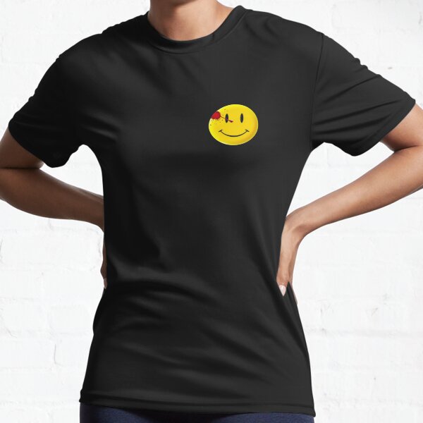 Watchmen Smiley Symbol Active T-Shirt