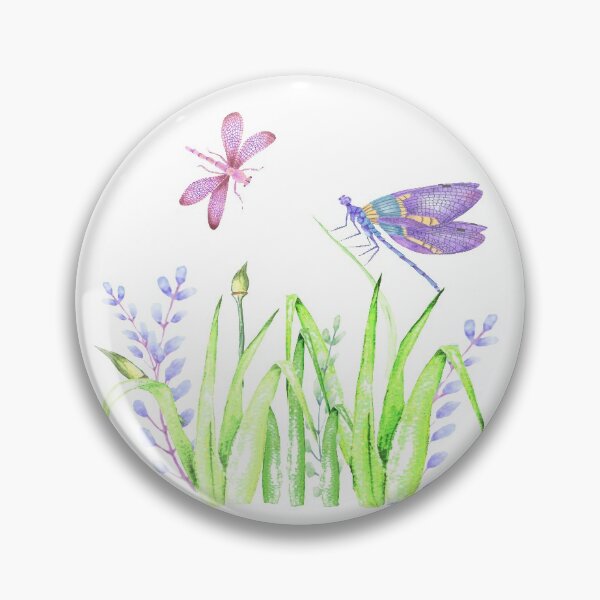 Item preview, Dragonfly in pink and purple designed and sold by latiendadearyam.