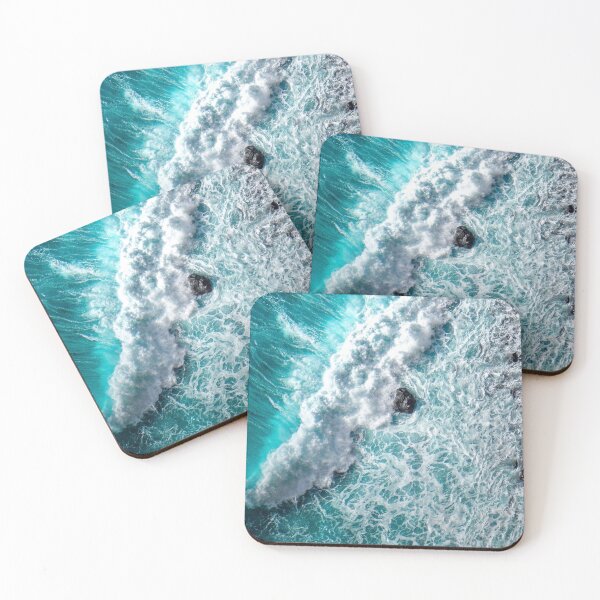 Item preview, Blue ocean waves designed and sold by NessiCreates.