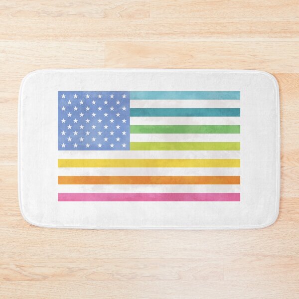 Item preview, American Flag Pastel Rainbow designed and sold by Chris Starr.