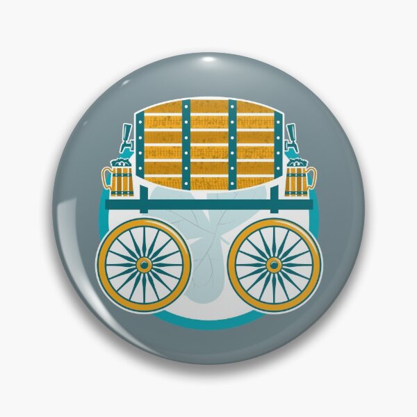Item preview, Craft Beer Cask on Antique Wooden Cart designed and sold by DKdesigns27.
