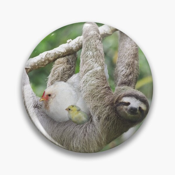 Item preview, Sloth and mother hen designed and sold by Huhni.