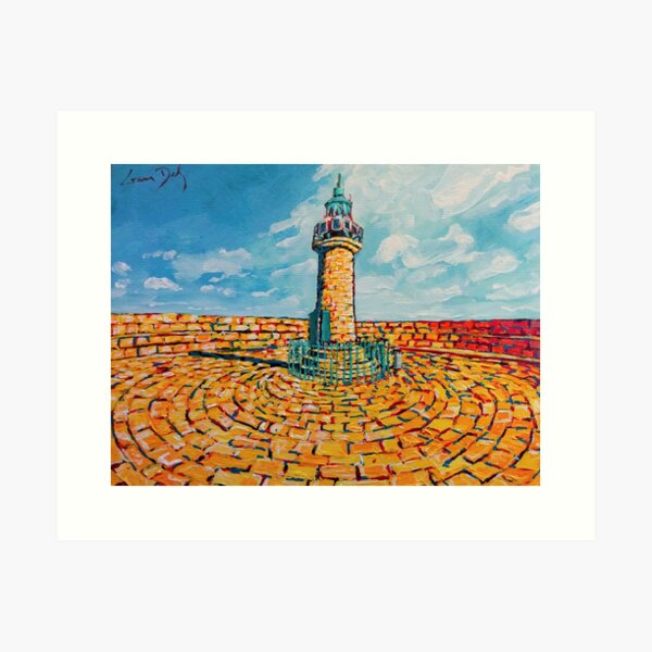 West Pier, Dún Laoghaire - Dublin, Ireland Art Print