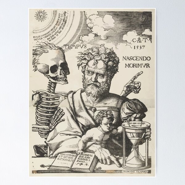 Artikel-Vorschau von Vintage Memento Mori, designt und verkauft von monsterplanet.