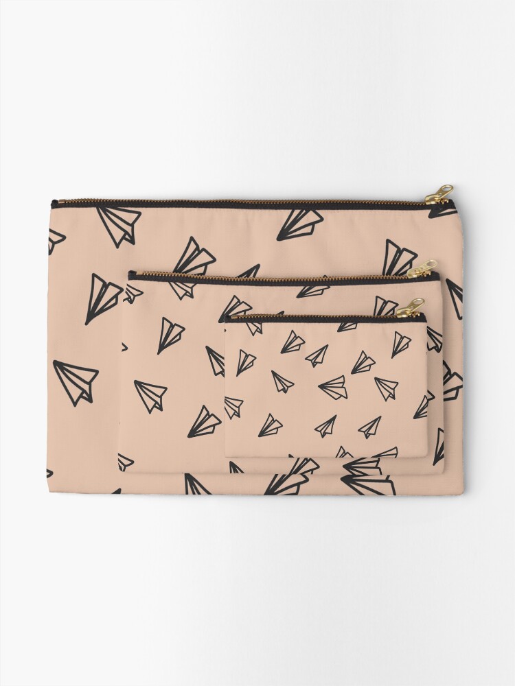 Alternate view of Paper airplanes Zipper Pouch