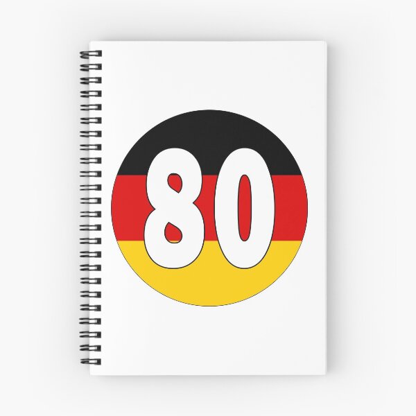 Item preview, Number 80 with Germany flag on the background designed and sold by AllShirts21.