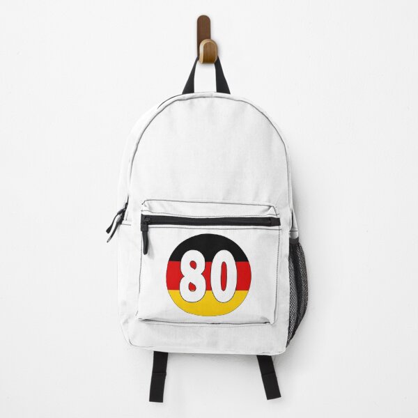 Item preview, Number 80 with Germany flag on the background designed and sold by AllShirts21.