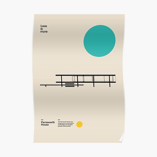 Farnsworth House Poster
