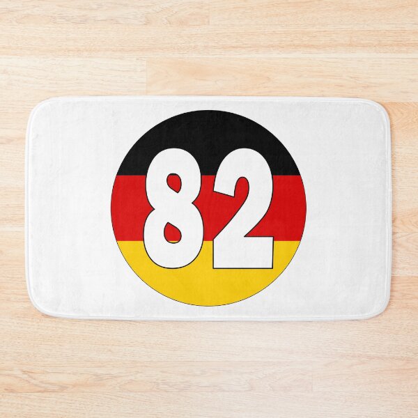 Item preview, Number 82 with Germany flag on the background designed and sold by AllShirts21.