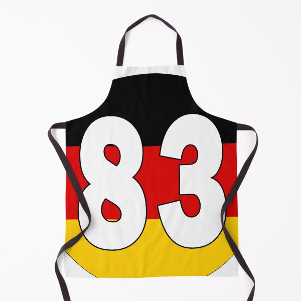 Item preview, Number 83 with Germany flag on the background designed and sold by AllShirts21.