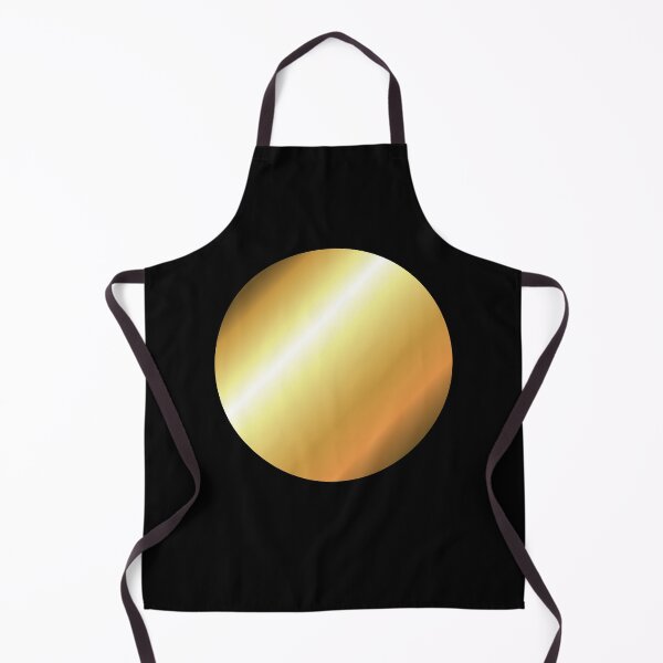 Item preview, Metallic Gold Gradient Shiny Abstract Futuristic Circle designed and sold by Inogitna Designs.