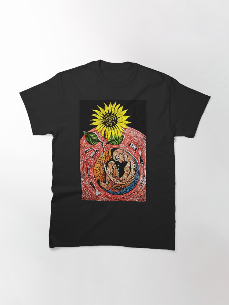 Thumbnail 2 of 7, Classic T-Shirt, Global Warning designed and sold by leonitalee.