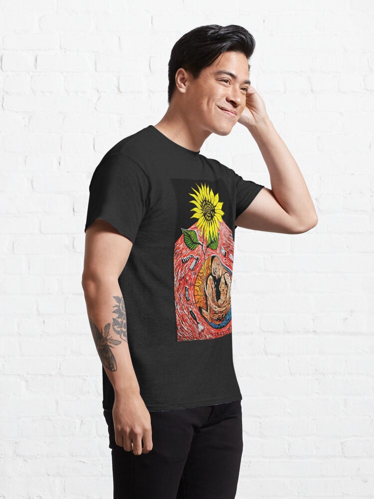 Thumbnail 5 of 7, Classic T-Shirt, Global Warning designed and sold by leonitalee.