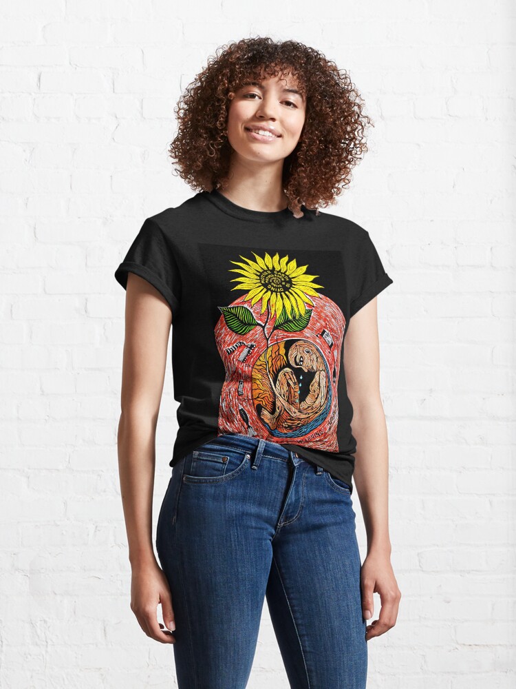 Thumbnail 4 of 7, Classic T-Shirt, Global Warning designed and sold by leonitalee.