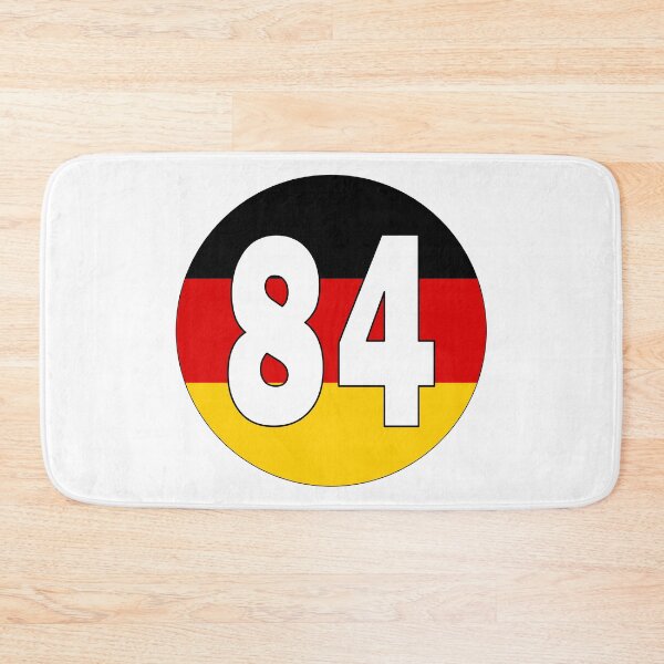 Item preview, Number 84 with Germany flag on the background designed and sold by AllShirts21.