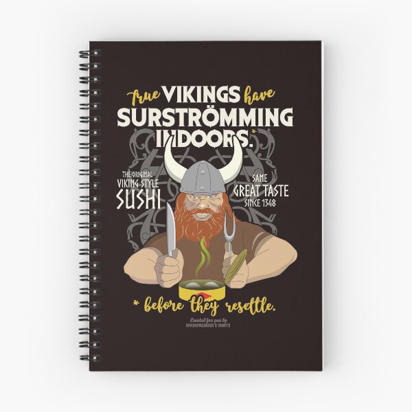 Item preview, Surstromming T-Shirt Design Viking Sushi Indoors designed and sold by Spassprediger.