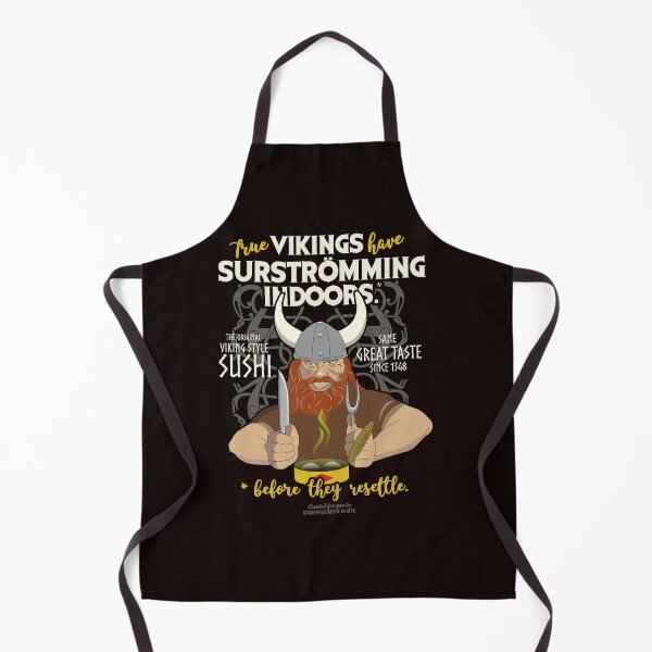 Item preview, Surstromming T-Shirt Design Viking Sushi Indoors designed and sold by Spassprediger.