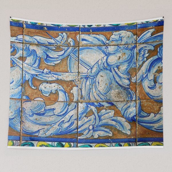 Item preview, PLAZA ESPAÑA - SEVILLA - SEVILLE - TILED - ANGELS- PUZZLE- POSTER - DECORATION  designed and sold by Tropical Blood.