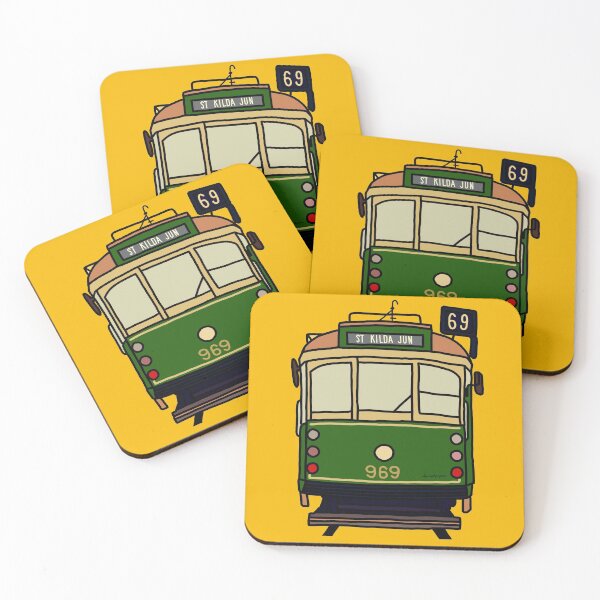 Item preview, Melbourne Tram - No.69 to St.Kilda Junction designed and sold by spiralpaper.