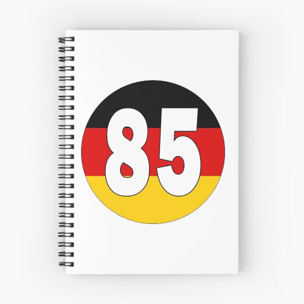 Item preview, Number 85 with Germany flag on the background designed and sold by AllShirts21.