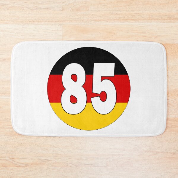 Item preview, Number 85 with Germany flag on the background designed and sold by AllShirts21.