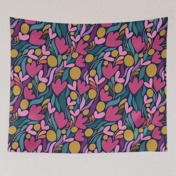 Item preview, Flowing Flowers - Dark designed and sold by Trine Tollefsen.
