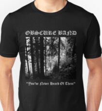 Obscure Band Slim Fit T-Shirt