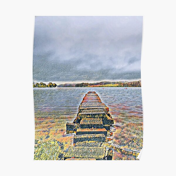 Loch Ard Jetty | Scottish Lochs Trossachs Scotland Poster