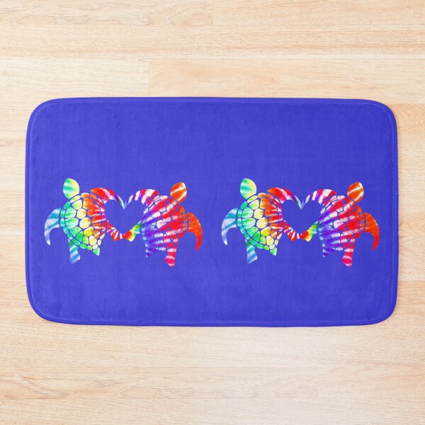 Item preview, Raindow Turtle Love Heart  Tie Dye design designed and sold by Surfer Dave Designs.