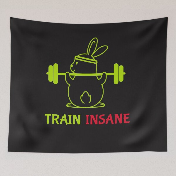 Item preview, Cute bunny working out designed and sold by urban-symmetry.