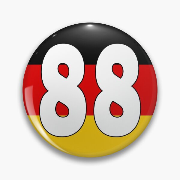 Item preview, Number 88 with Germany flag on the background designed and sold by AllShirts21.